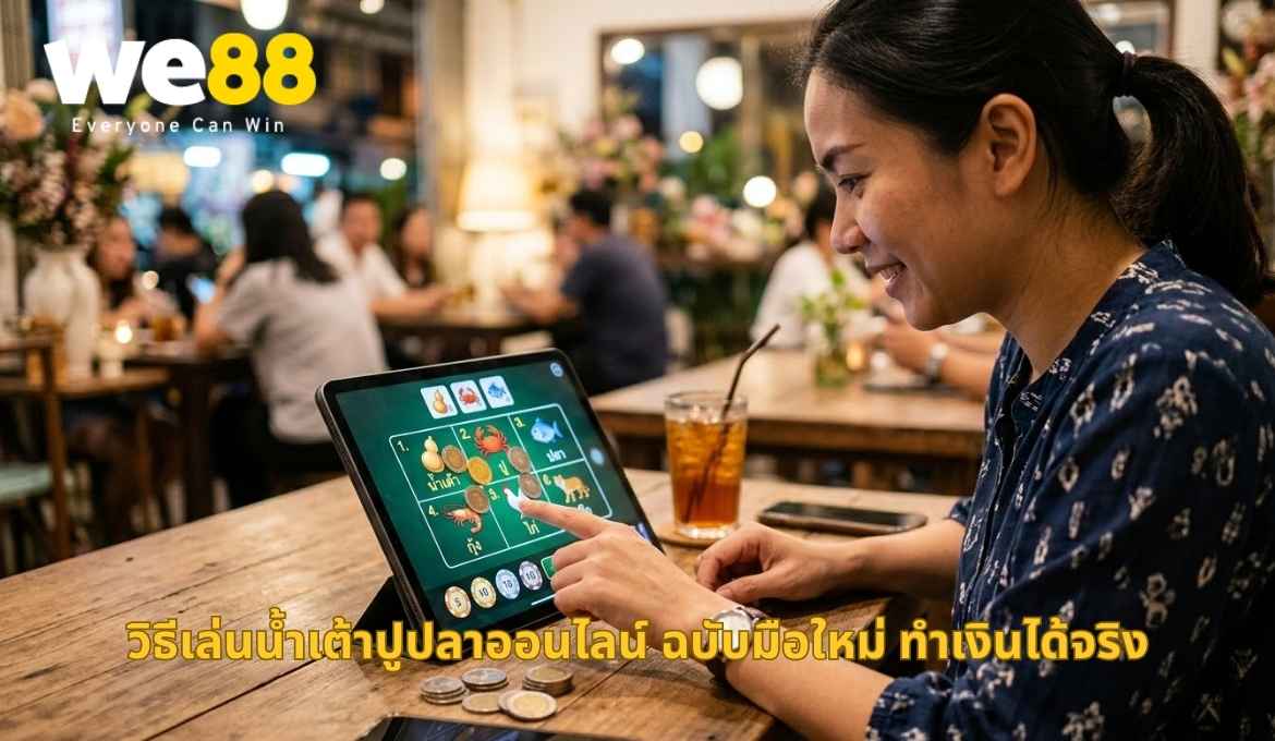 วิธีเล่นน้ำเต้าปูปลาออนไลน์ ฉบับมือใหม่ ทำเงินได้จริง